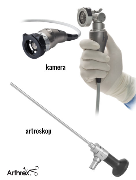 artroskop Arthrex z kamerą
